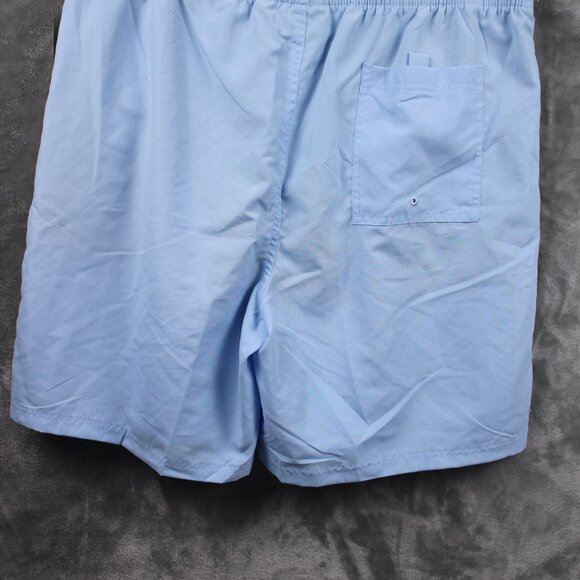 Stillwater Supply Co. Men's Light Blue Elastic Waist  Pull Tie Shorts Size 2XL - Picture 3 of 12